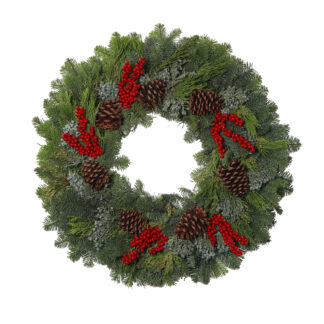 14'' Canella Berry Premium Wreath