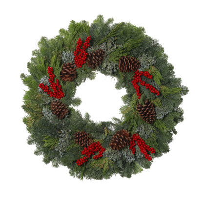 14'' Canella Berry Premium Wreath