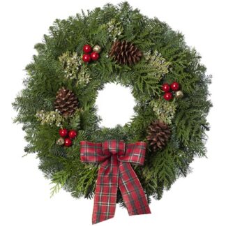 12'' Jingle Bell Premium Wreath