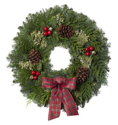 12'' Jingle Bell Premium Wreath